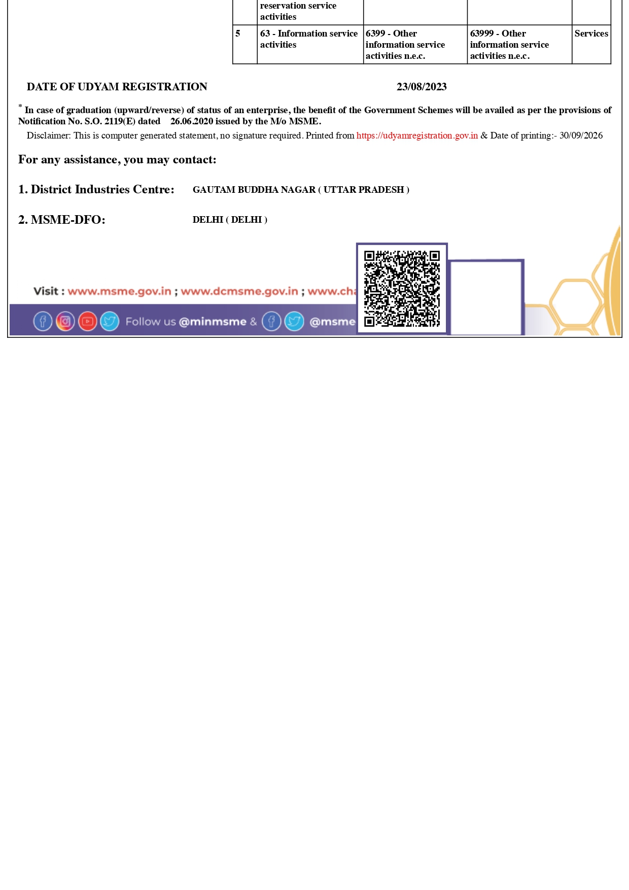 certificate of incorporation
